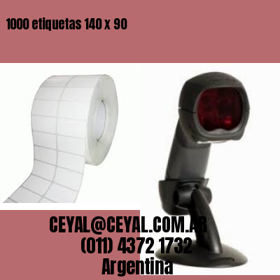 1000 etiquetas 140 x 90