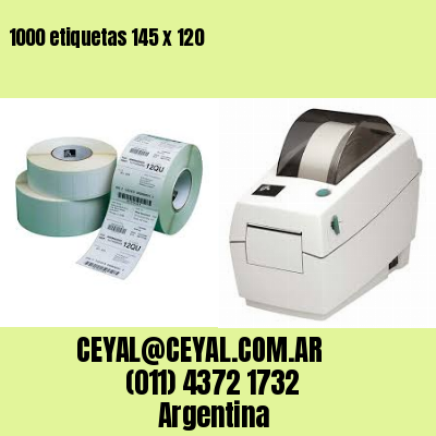 1000 etiquetas 145 x 120