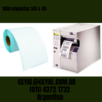 1000 etiquetas 145 x 45