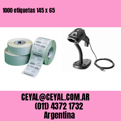 1000 etiquetas 145 x 65