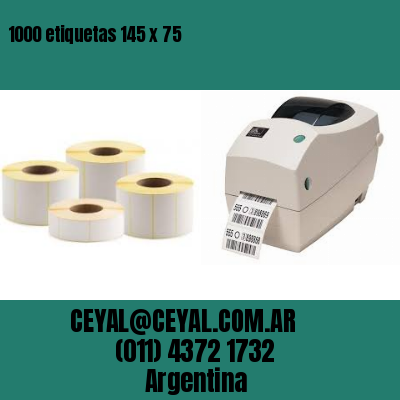1000 etiquetas 145 x 75