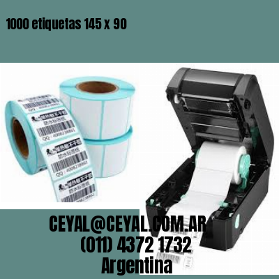 1000 etiquetas 145 x 90
