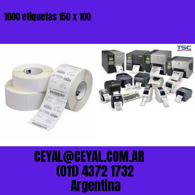 1000 etiquetas 150 x 100