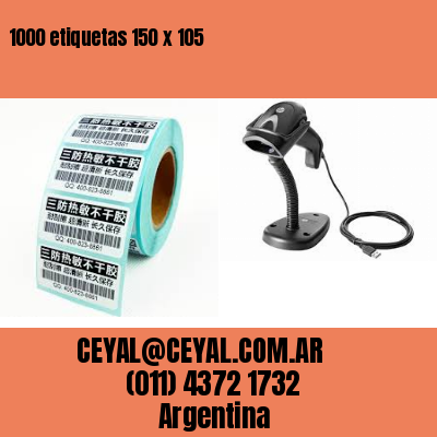 1000 etiquetas 150 x 105