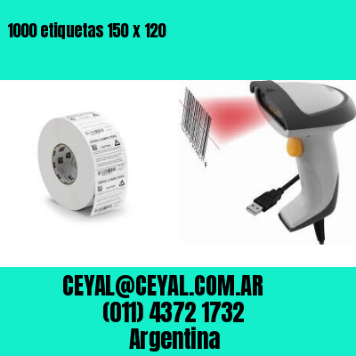 1000 etiquetas 150 x 120