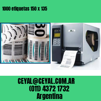 1000 etiquetas 150 x 135