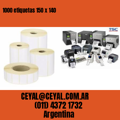 1000 etiquetas 150 x 140