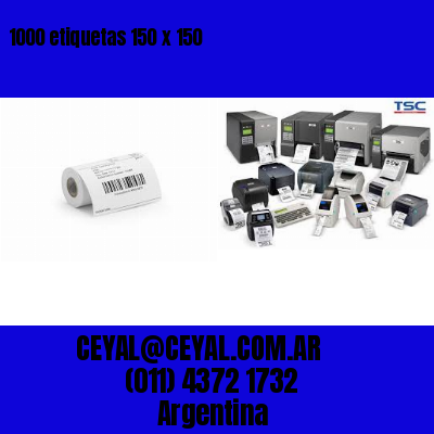 1000 etiquetas 150 x 150