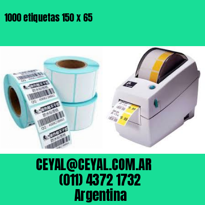 1000 etiquetas 150 x 65