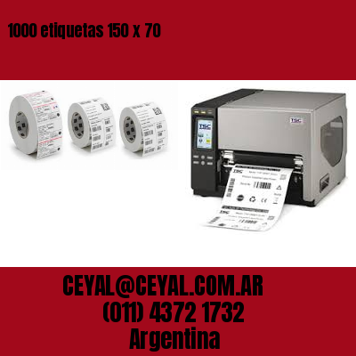 1000 etiquetas 150 x 70