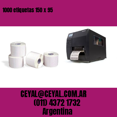 1000 etiquetas 150 x 95