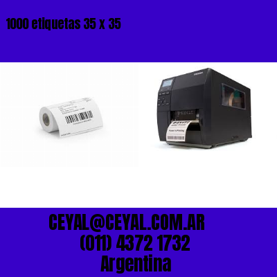 1000 etiquetas 35 x 35
