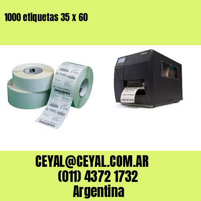1000 etiquetas 35 x 60