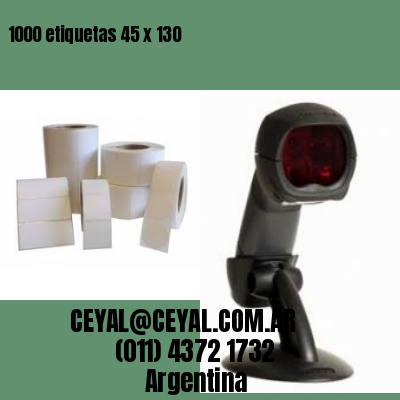 1000 etiquetas 45 x 130