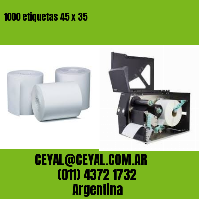 1000 etiquetas 45 x 35