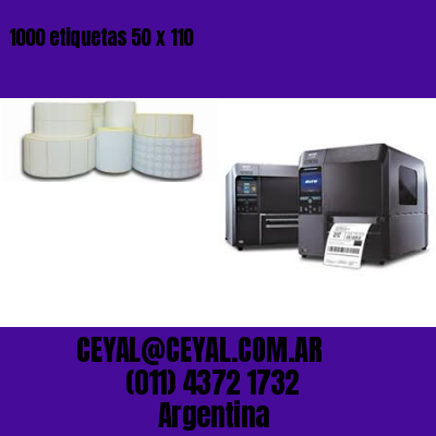 1000 etiquetas 50 x 110