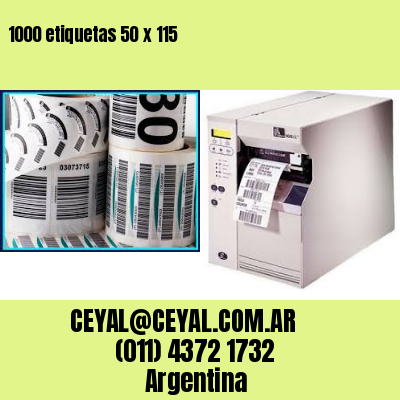 1000 etiquetas 50 x 115