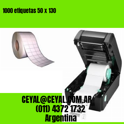 1000 etiquetas 50 x 130