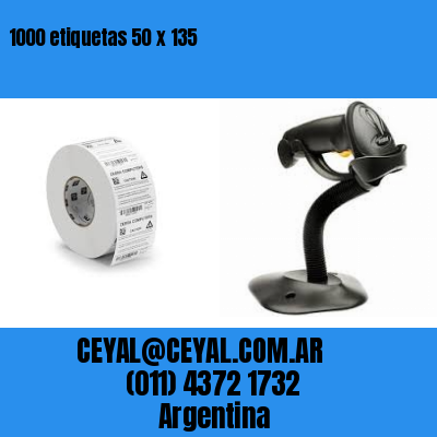 1000 etiquetas 50 x 135