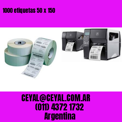 1000 etiquetas 50 x 150