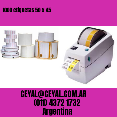 1000 etiquetas 50 x 45