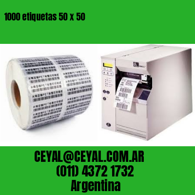 1000 etiquetas 50 x 50