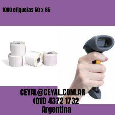 1000 etiquetas 50 x 85