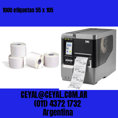 1000 etiquetas 55 x 105