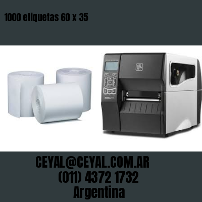 1000 etiquetas 60 x 35