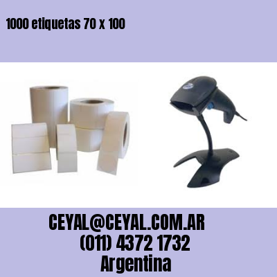 1000 etiquetas 70 x 100