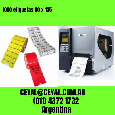 1000 etiquetas 80 x 135