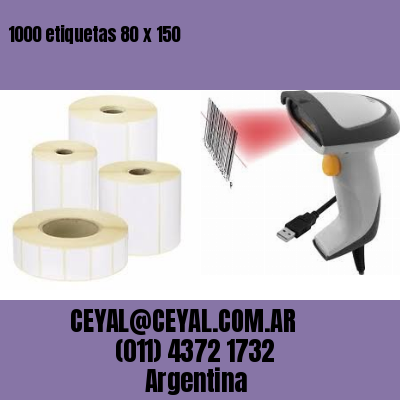 1000 etiquetas 80 x 150
