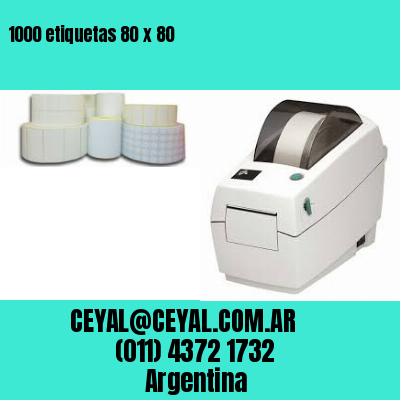 1000 etiquetas 80 x 80