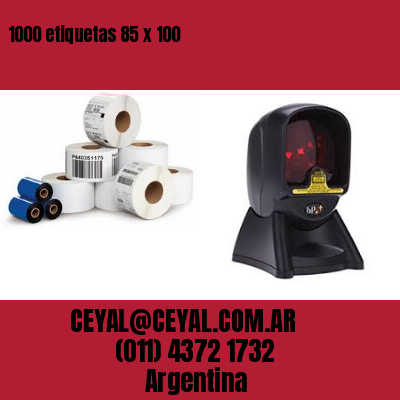 1000 etiquetas 85 x 100