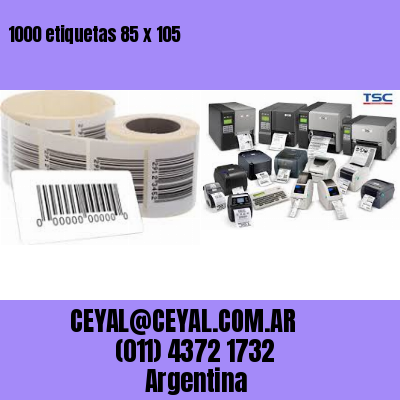 1000 etiquetas 85 x 105