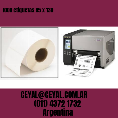 1000 etiquetas 85 x 130