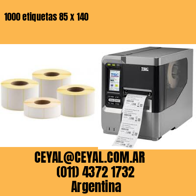 1000 etiquetas 85 x 140