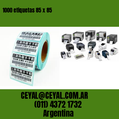 1000 etiquetas 85 x 85