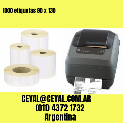 1000 etiquetas 90 x 130