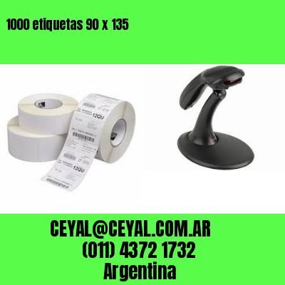 1000 etiquetas 90 x 135