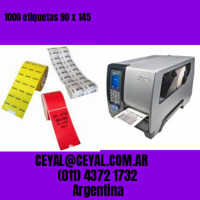 1000 etiquetas 90 x 145