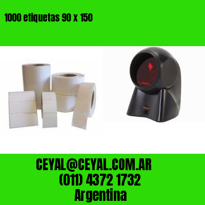 1000 etiquetas 90 x 150