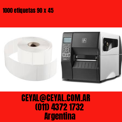 1000 etiquetas 90 x 45