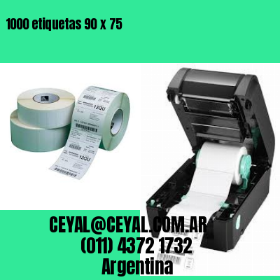 1000 etiquetas 90 x 75