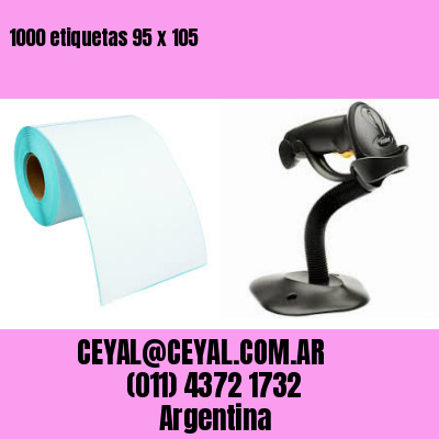 1000 etiquetas 95 x 105