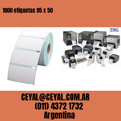 1000 etiquetas 95 x 50