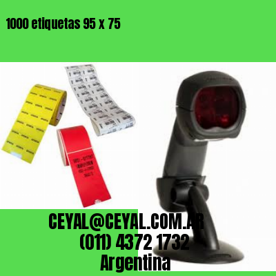 1000 etiquetas 95 x 75