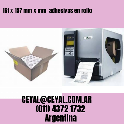 161 x 157 mm x mm  adhesivas en rollo