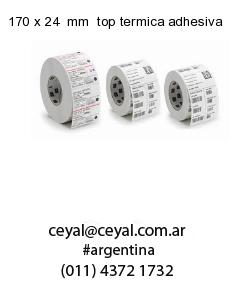 170 x 24  mm  top termica adhesiva