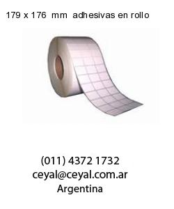 179 x 176  mm  adhesivas en rollo
